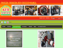 Tablet Screenshot of keb-service.com